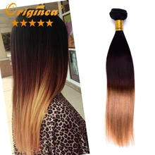 Originea 7A Unprocessed brazilian Straight hair weave 1 bundles brazilian virgin Hair Extension Unprocessed Virgin Hair