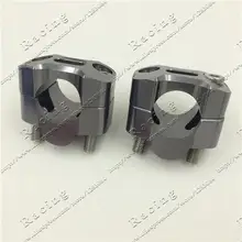 CNC мотоцикла алюминиевых заготовок Dirtbike MX манипулятор крепление 1-1/" FAT BAR адаптер бар Руль управления для мотоциклов крепления Райзер зажим Завышение комплект