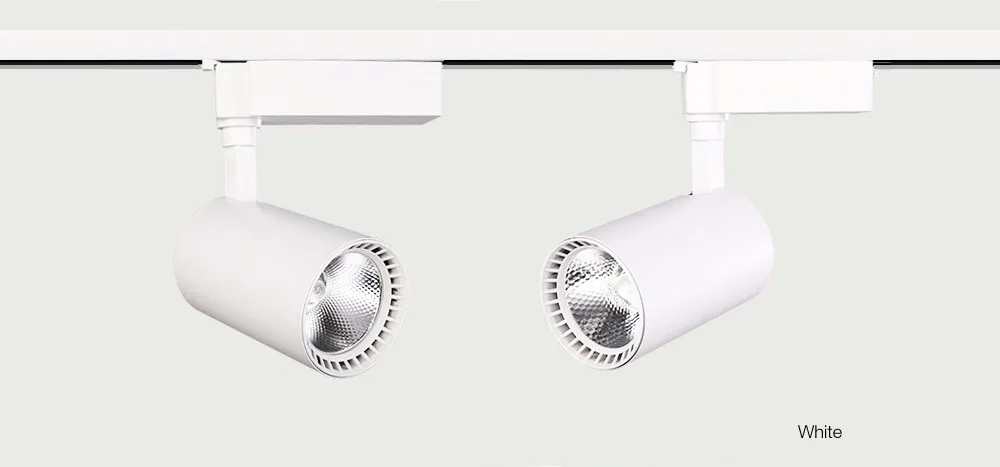 Iluminação de Pista Faixa de Luz de Alumínio Substituir as Lâmpadas de Halogéneo Local Levou 360 Graus Girados Ferroviário Holofotes 1pcs Cob 10w 20w 30w 5 1pcs COB 10W 20W 30W Local iluminação