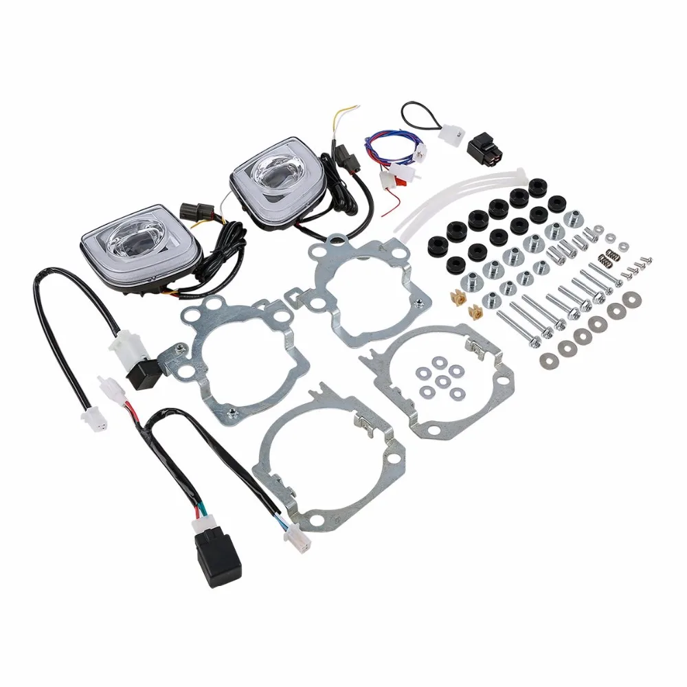  TCMT Turn Signal LED Rectangular Running Fog Light Kit For Honda Goldwing GL1800 F6B Valkyrie 2012- - 32832954328