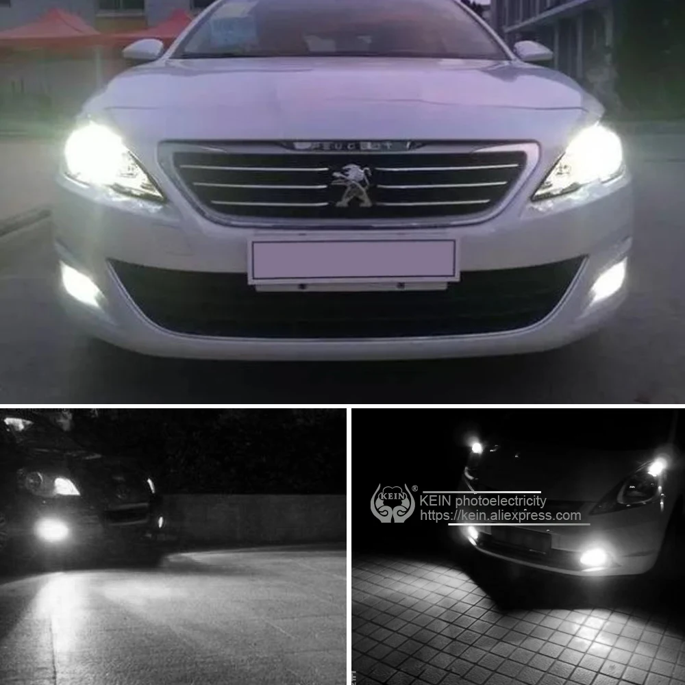 KEIN 2 шт. H8 светодиодный 3030 36SMD 6000K 1200LM Авто противотуманная фара DRL Дневной ходовой
