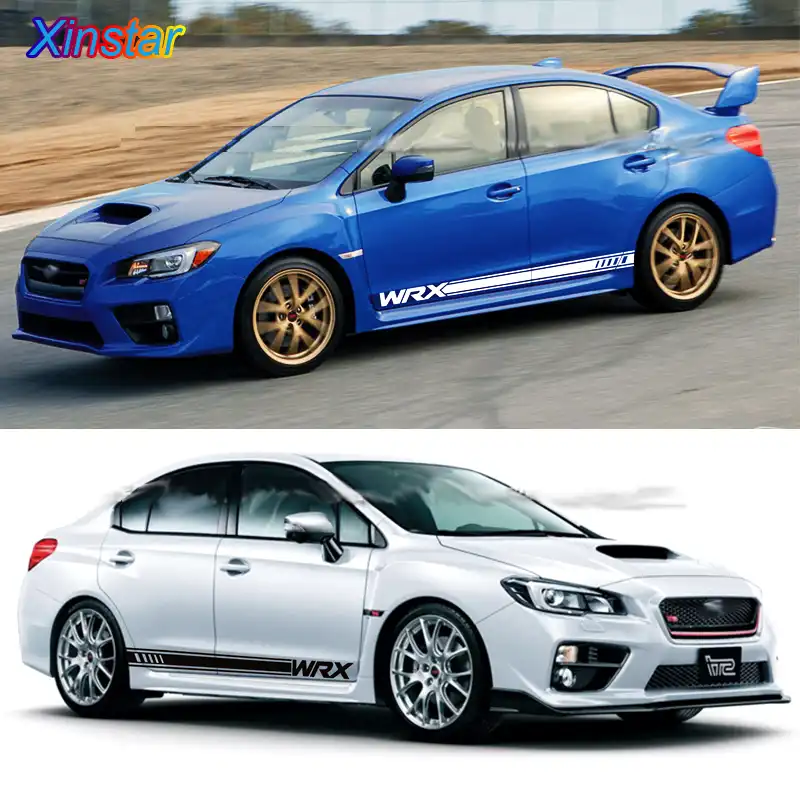 2個の車のサイドステッカースバルインプレッサwrx Car Stickers Aliexpress