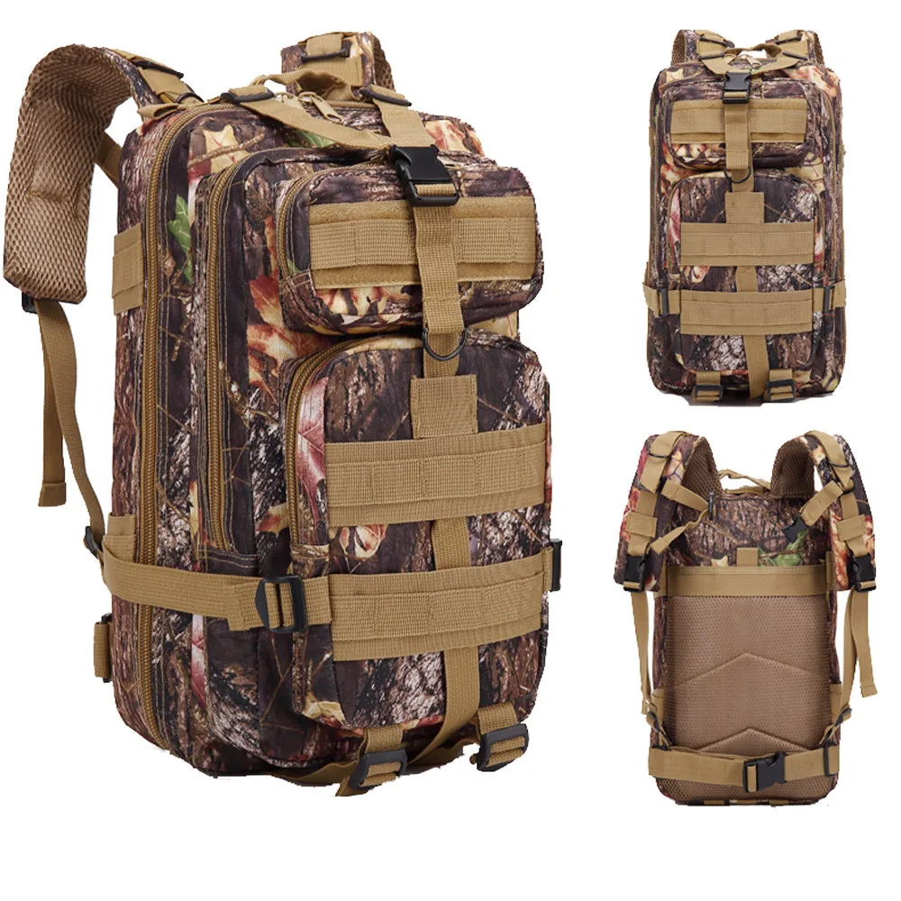 

30L Mountaineering Men Camouflage Backpack Bag Male Travel Tip Fold Package Plus Size Large Backpacks Design Bucket Tote Bags#23