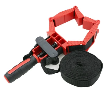 

Multifunction blet clamp Woodworking Quick Adjustable Band Clamp Polygonal clip 90 Degrees Right Angle Corner Photo Frame Clips