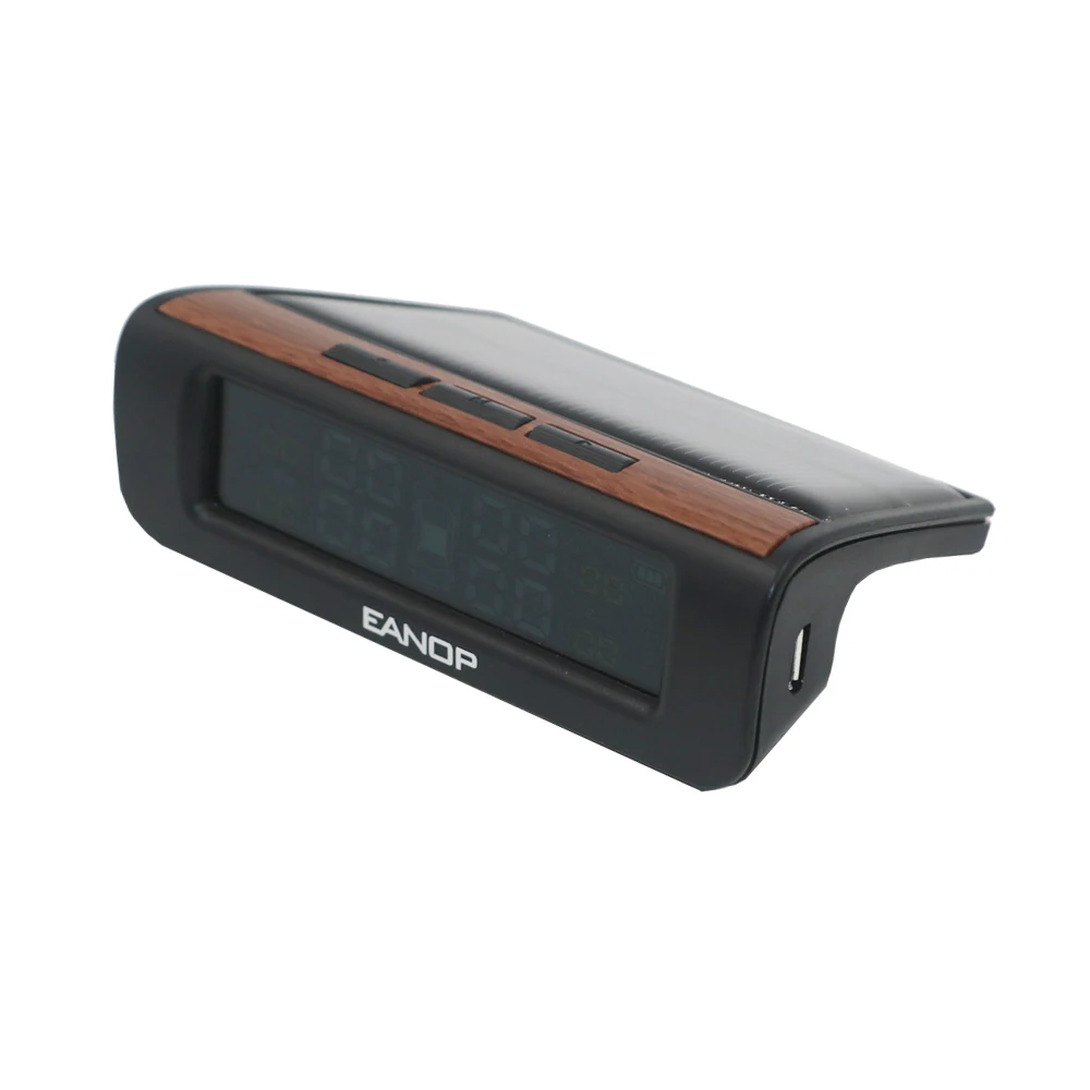 Смарт на солнечной энергии TPMS системы давления в шинах Guage Датчик для шин 4