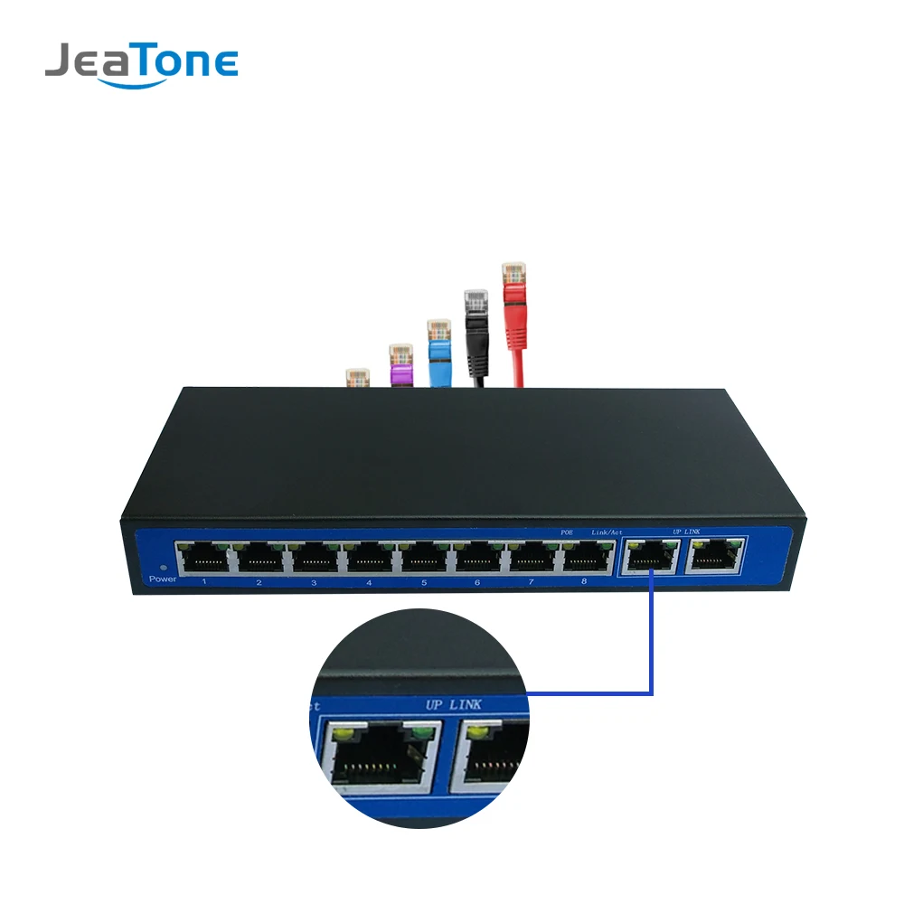 

JeaTone POE Switch for IP Video Door Phone Intercom Free shipping
