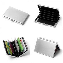 New Arrival High-Grade Stainless Steel Credit Card Holder Men And Women Metal Bank Card Case Card box
