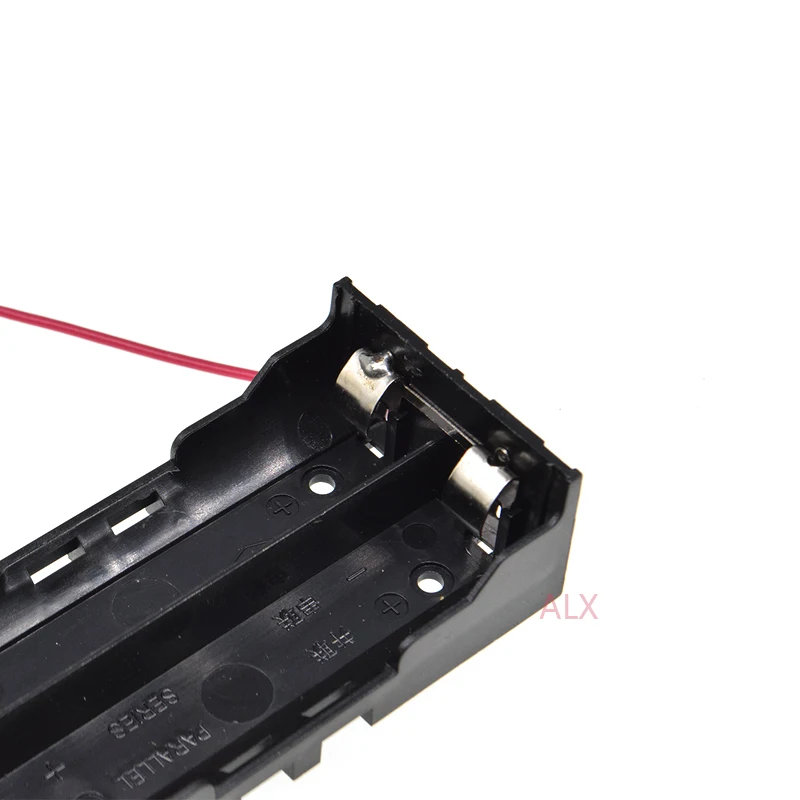 1 шт. 2x18650 3 7 В параллельный держатель батареи с проводными проводами diy 2 слота 2*18650