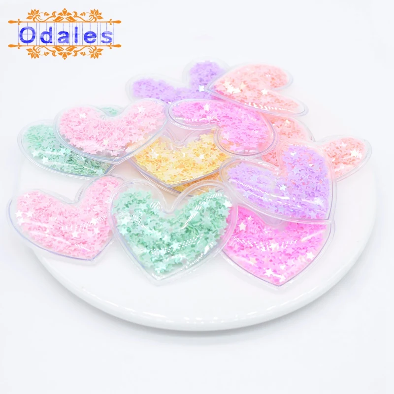 12 шт. Kawaii подушечки с сердечками Аппликации Аксессуары для DIY ободок волос