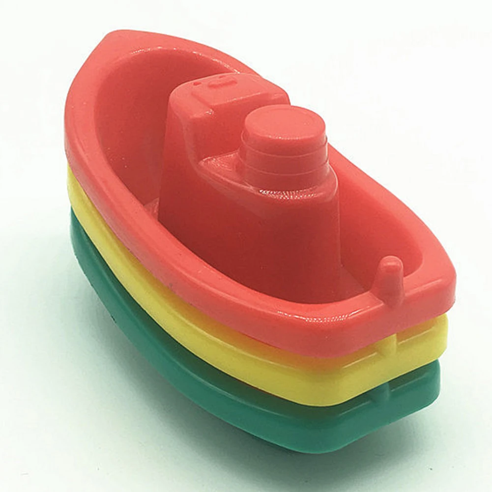 

4 Pcs Bathroom Childrens Tub Water Boats Toys Gift Imaginative Play Educational Floating Ship Fun Home Kids Bath Baby