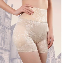 plus size 4xl plus size high waist butt lifter waist control tummy tuck fake removable pads underwear buttock enhancer