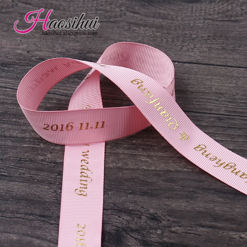 personalized baby shower ribbon