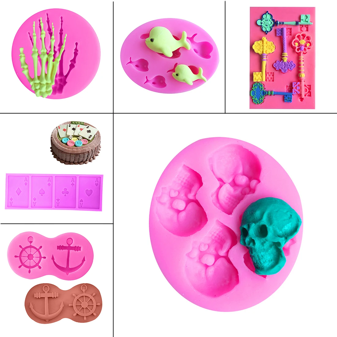 

New moule silicone Fondant Molds Silicone Cake Mold Chocolate Soap Moulds Cake Stencils DIY Kitchen Accessories Baking Tools