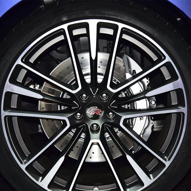 4 шт./лот 60 мм FR логотип Автомобильная Ступица колеса ступица колпачок ступица эмблема значок наклейка для AUDI BMW сиденье Ibiza Leon Toyota Altea Автомобиль Стайлинг