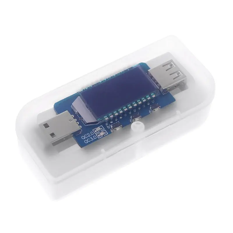 

QC2.0/QC3.0 Trigger USB Digital Electronic Scam Power Bank Quick Charger Trigger w/ Voltage Current Meter