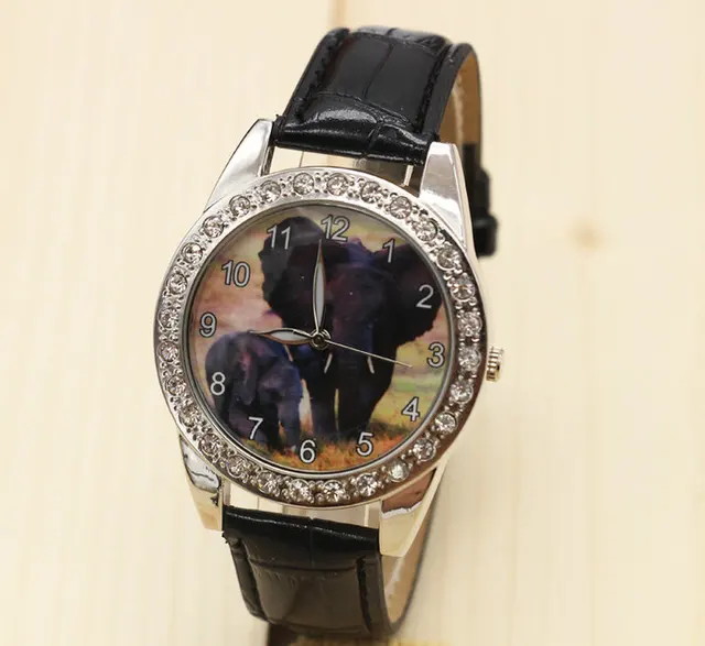 Brand Chaoyada Girl Elephant New Faux Leather Women Watches Men Fashion Quartz A Brand Chaoyada Girl Elephant New Faux Leather Women Watches Men Fashion Quartz A