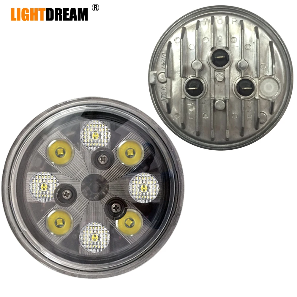 

LED Landing Light for Aircraft Landscape PAR36 4.5" Diameter 12V 24V Led Sealed Beam Repalce GE4595 GE4596 Tractor Taxi lights