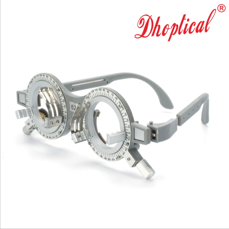 

free shipping metal trial frame,gray color fixed trial frame, optical trial lens frame 52~70mm good qualty
