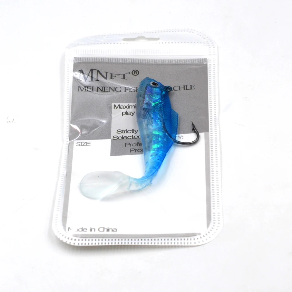 Мягкая рыболовная приманка MNFT 8 шт./лот 10 5 см 15 г|soft baits|3d eyesfishing bait |