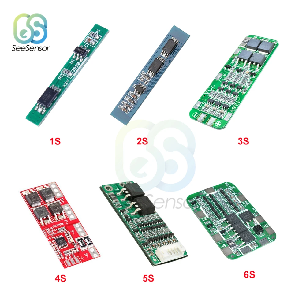 PCB Protection Board 3A-15A 2S for 2 Packs 18650 Li-ion Lithium 2-Cell Battery