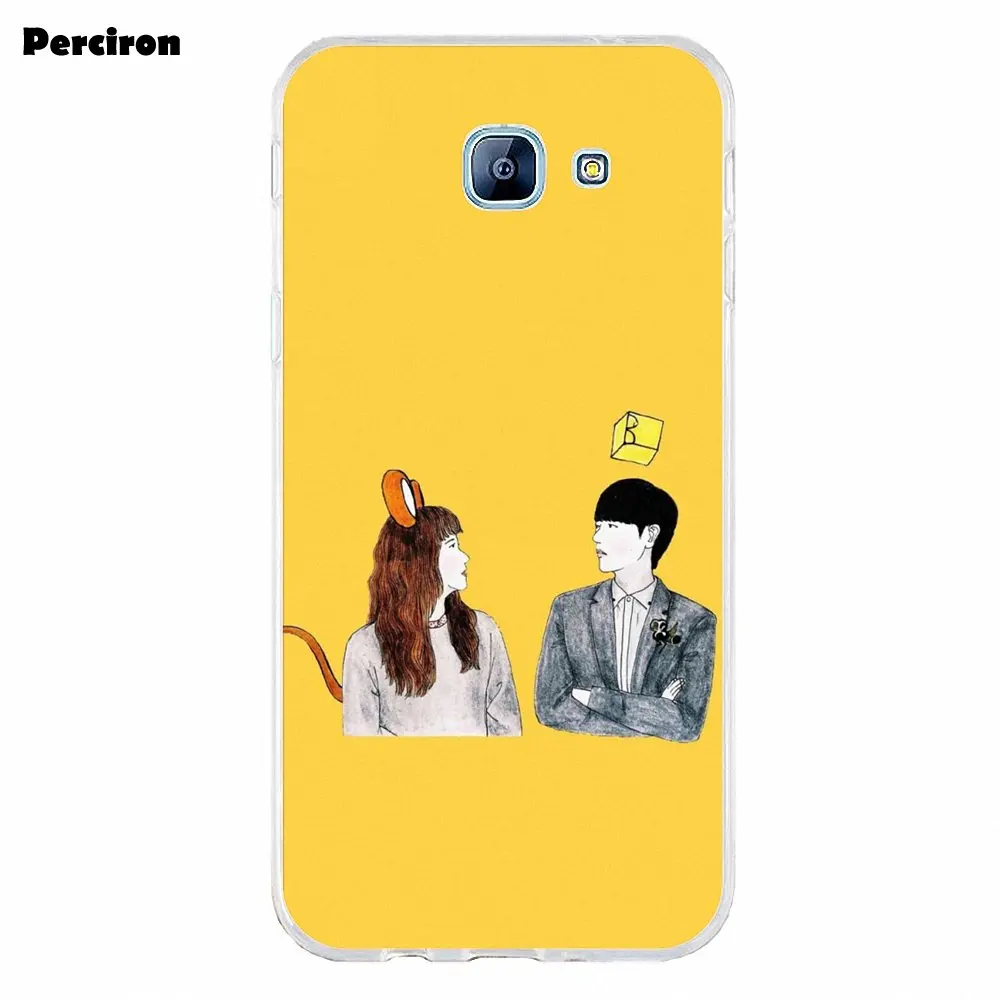 Модный чехол из ТПУ Perciron для Samsung Galaxy A3 A5 A7 J1 J2 J3 J5 J7 2015 2016 2017 корейский аниме с