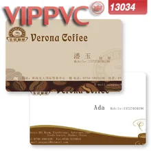 A13034 деловая визитная карточка шаблон для дизайна и печать карт из ПВХ