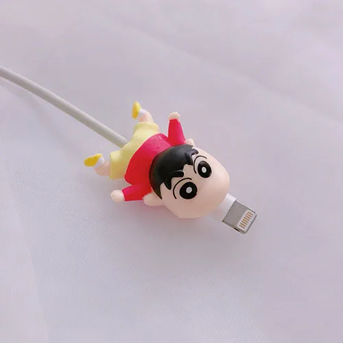 Кабель аксессуар для iphone 5 6 7 8 x USB кабель защиты кабель животное кукла кусается мультфильм USB зарядное устройство протектор сердцевины кабеля