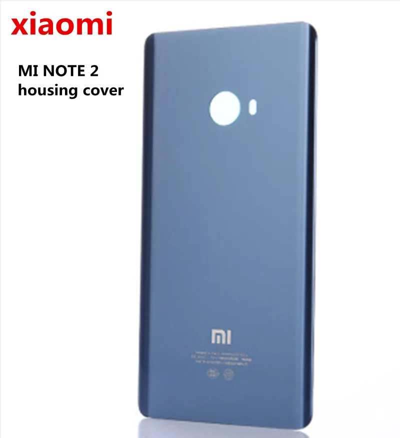 

Original Xiaomi Mi Note 2 Back Cover 3D Glass Rear Battery Door Housing bag With Adhesive Glue and LOGO For MI NOTE2 Phone Case