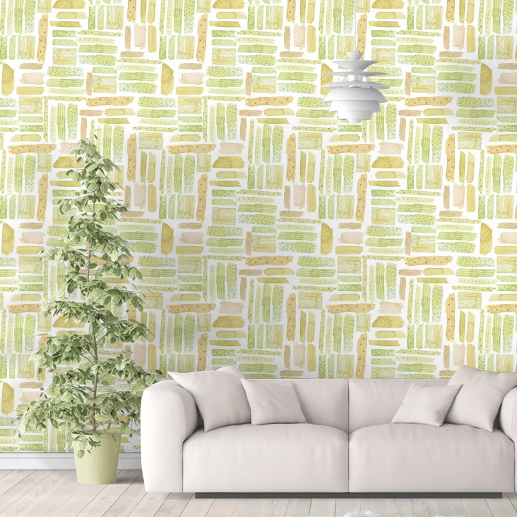 

Square stripe brick effect furniture wallpaper modern wallpapers for living room accessories home decoration PW20180120020
