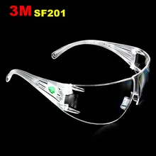 3M SF201 защитные очки удобные, прозрачные рабочие очки с защитой от царапин