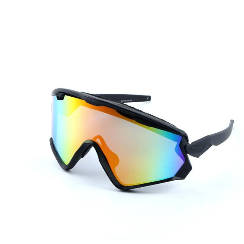 Велосипедные очки Горный мотоцикл велосипед дорожный велосипед спортивные солнцезащитные очки мужские 100 велосипедная оптика Gafas Ciclismo - Цвет: Черный