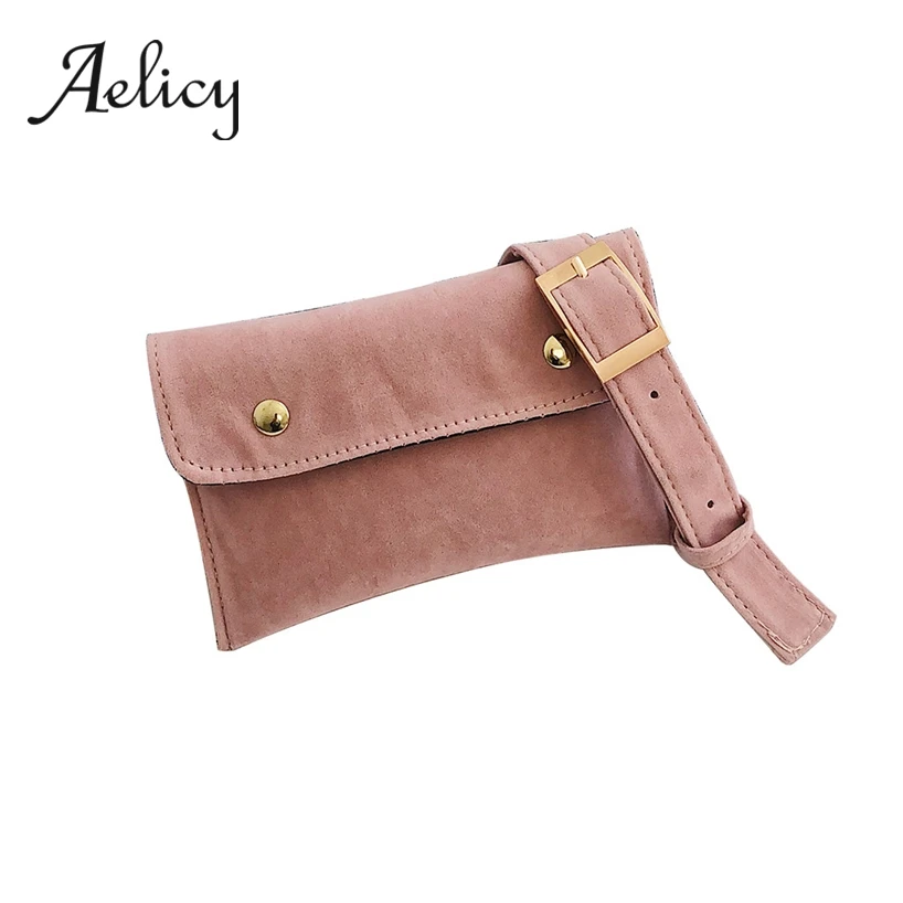 

Aelicy High Quality Women Soft Belt Bag Ultra-thin Leather Phone Pocket Cover Crossbody Waist Pack Small Fashion Lady fanny pack