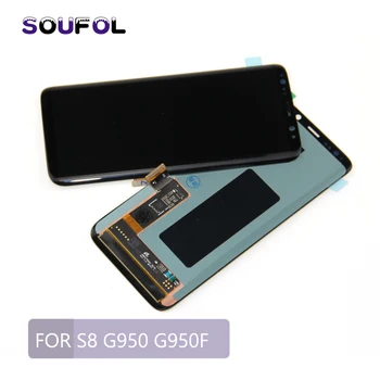 

LCD For Samsung Galaxy S8 G950 G950F LCD Display With Touch Digitizer Assembly