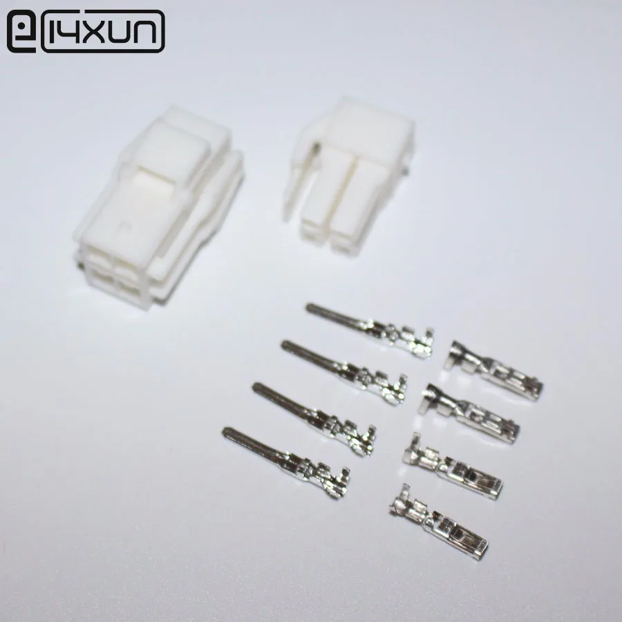 5sets HX45004 4.5mm YL 4P electrical car connector kits,AMP JST 4pin