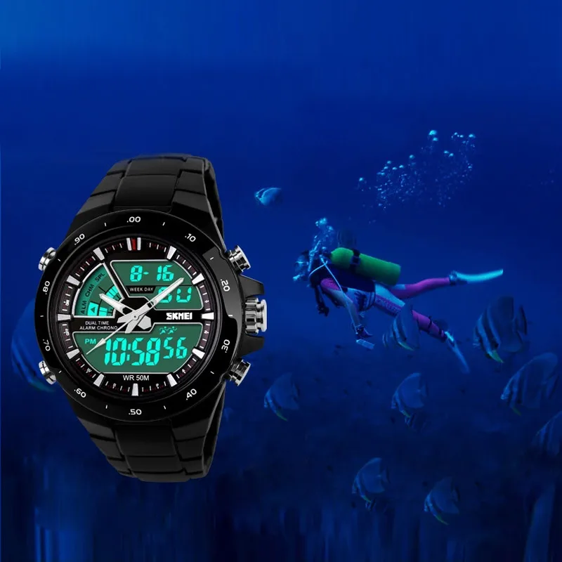 New 2017 Brand SKMEI Watches Men Sports Relojes Male Clock Dive Swim Fashion Digital Watch Military Multifunctional Wristwatches