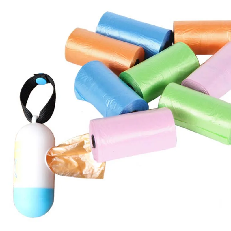 2Rolls=40 Pcs Garbage Bag Travel Nappy Bags Baby Discard Diaper Nappy Disposable One-time Use Rubbish Bag for Diaper Baby Care
