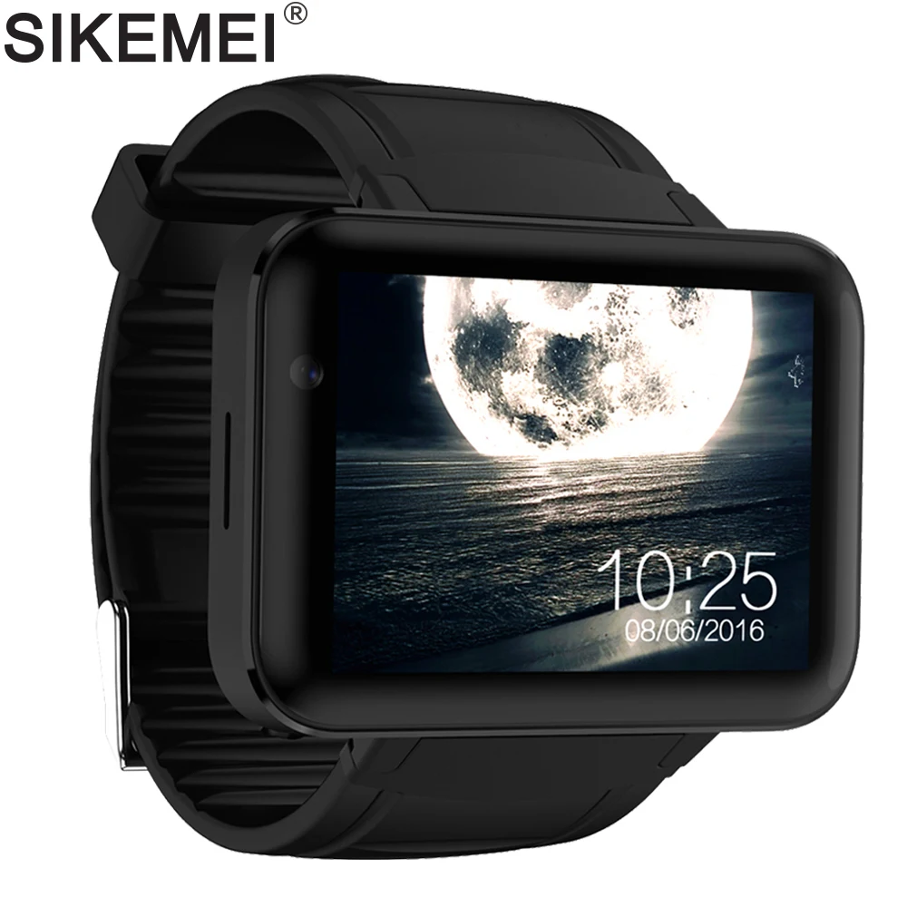 SIKEMEI Android Смарт часы Bluetooth Sports Tracker наручные 3G сеть WCDMA WIFI GPS камеры большая батарея