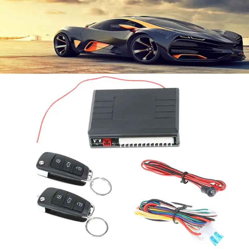 Universal Car Alarm Systems Auto Remote Control Central Locking Door Kit Keyless Entry System