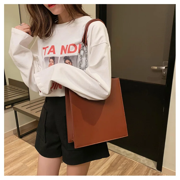 do vintage cor sólida bolsas e bolsas