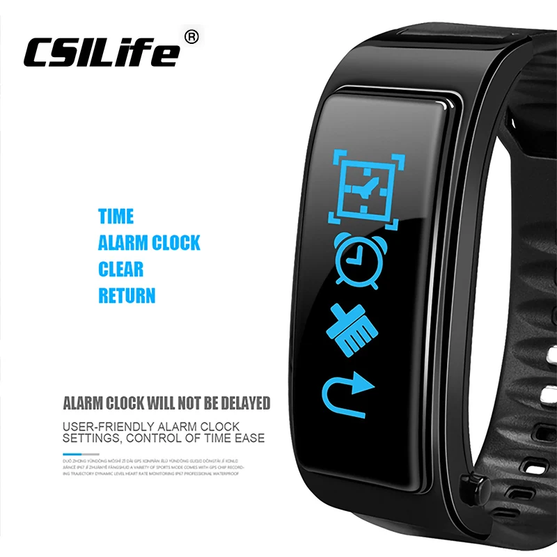 CSILife Bluetooth Y3 гарнитура обсуждение браслет пульсометр спортивные часы Smart band