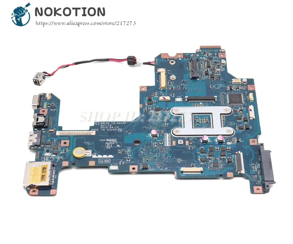 NOKOTION K000103980 материнская плата для Toshiba Satellite L670D L675D основная плата NALAE U01 LA-6053P Socket S1 DDR3 Бесплатный процессор