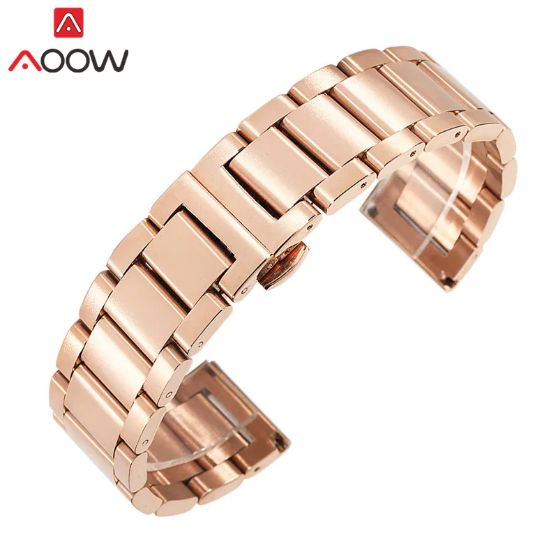 Ремешок для часов из нержавеющей стали с 3 указателями 18 мм 20 22 24 Samsung Galaxy Watch 42 46