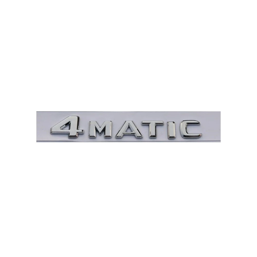 4matic буквы эмблема автомобиля хвост багажник Стикеры 3D ABS наклейки для Mercedes Benz SLS SLK