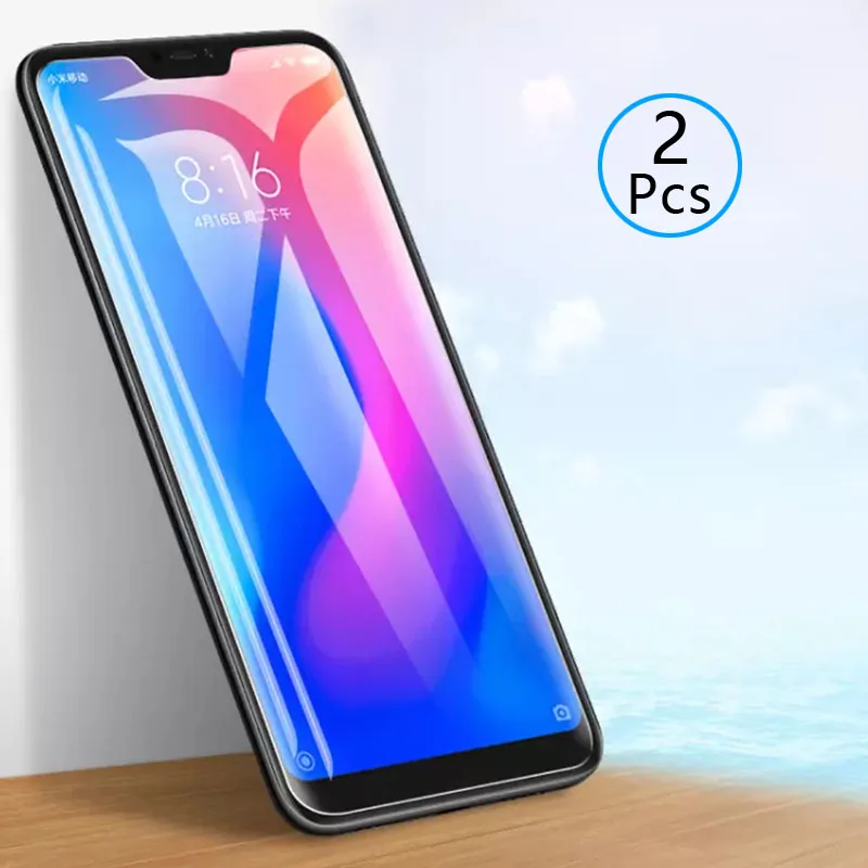 

2pcs Tempered Glass on redmi note 6 pro 6a Protective Glas Screen Protector Phone Safety Tremp for xiaomi ksiomi 6 a a6 6pro not