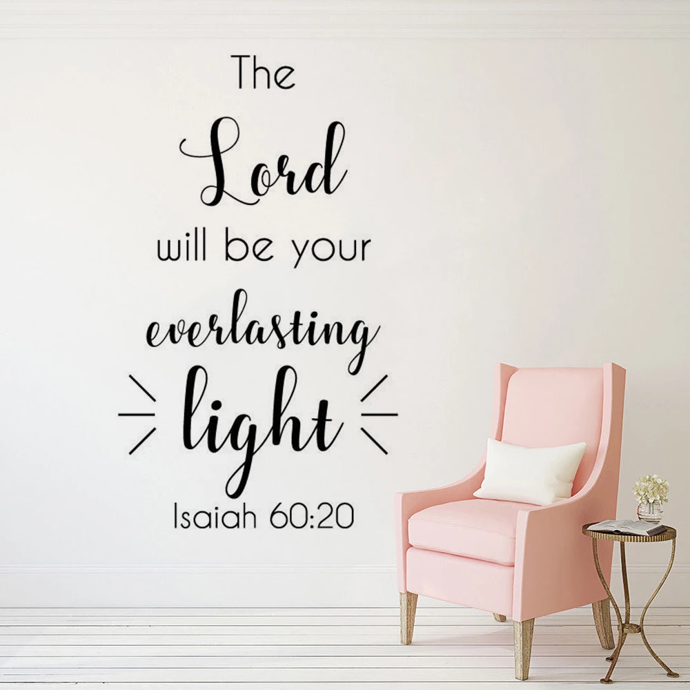 Wall Quote Decal Religious Bible Verse Wall Sticker Removable Quote Christian Family Saying Wall Art Mural Home Decor Ay1776 Wall Stickers Aliexpress
