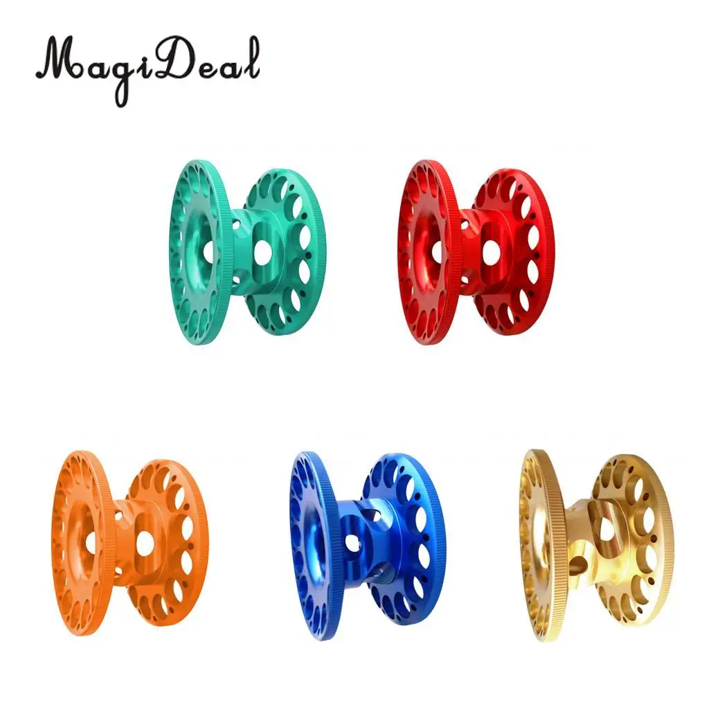 MagiDeal Lightweight Aluminum Alloy Scuba Diving Finger Reel Guide Line Spool 5 Colors Choose