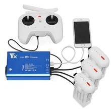 Nueva xiaomi mi drone rc quadcopter repuestos 3 en 1 cargador de batería y el transmisor para rc modelo de avión no tripulado