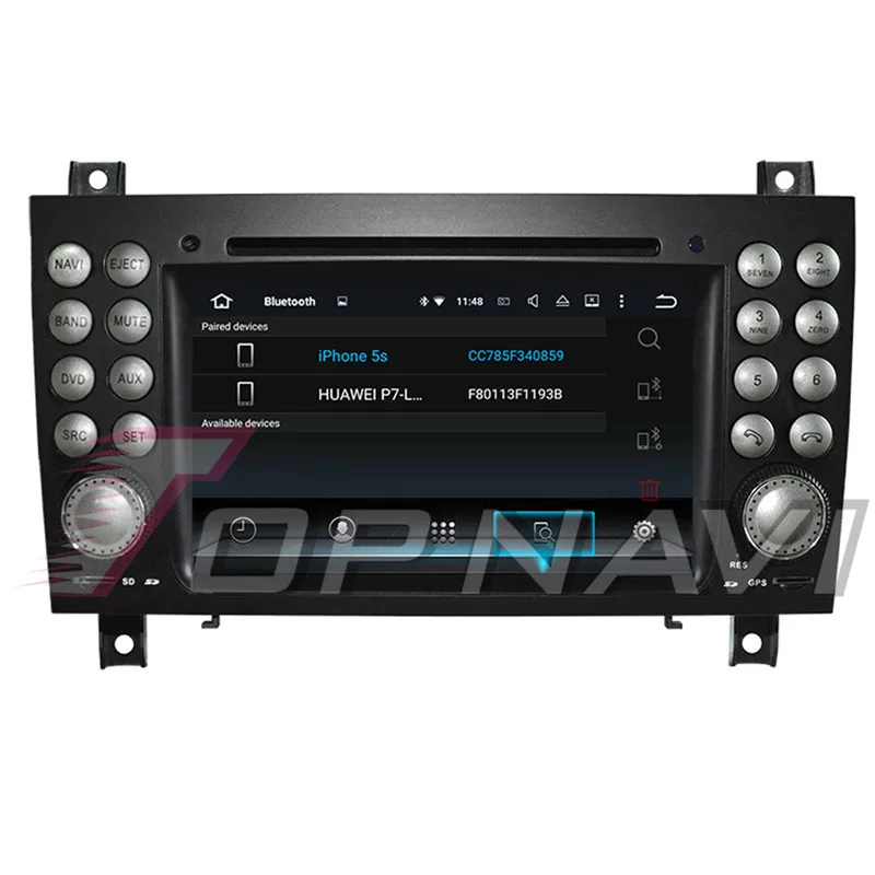 TOPNAVI Восьмиядерный Android 10 0 автомобильный DVD мультимедийный плеер для SLK 171 2004 2005 2006