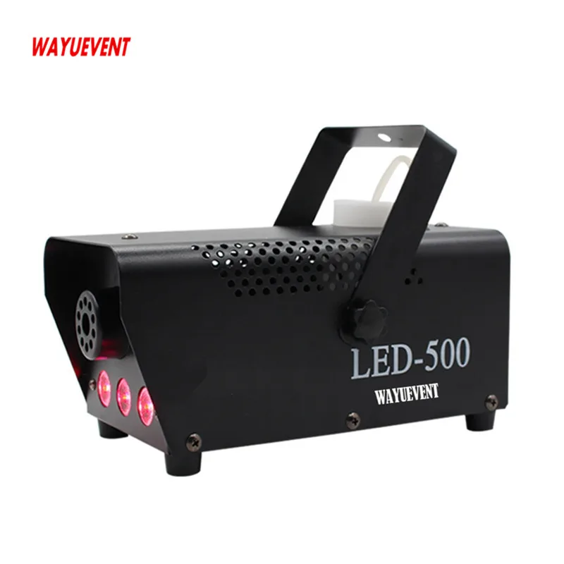 

Mini 500W LED RGB Wireless Remote control fog machine pump dj disco smoke machine for party wedding Christmas stage LED fogger
