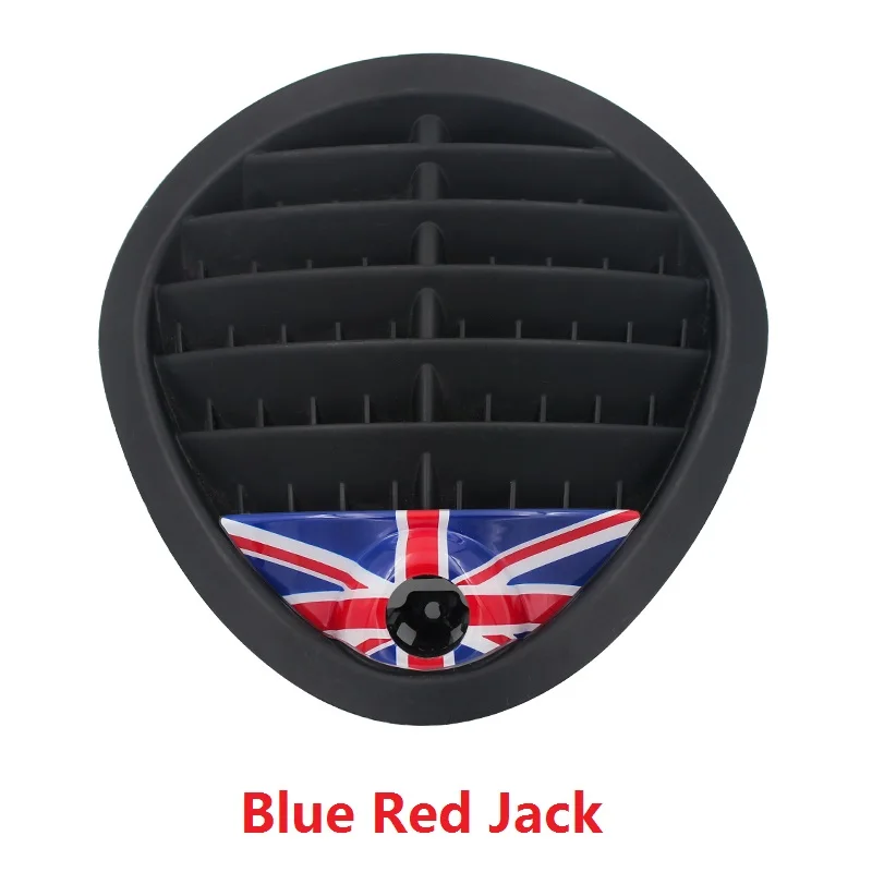 Автомобиль Центральной Консоли Панель украшение для вентиляционного отверстия Накладка Стикеры для mini countryman R60 2010 2011 2012 2013 внедорожник - Название цвета: Red jack